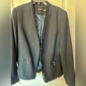 Ivanka Trump tweed navy blue Blazer